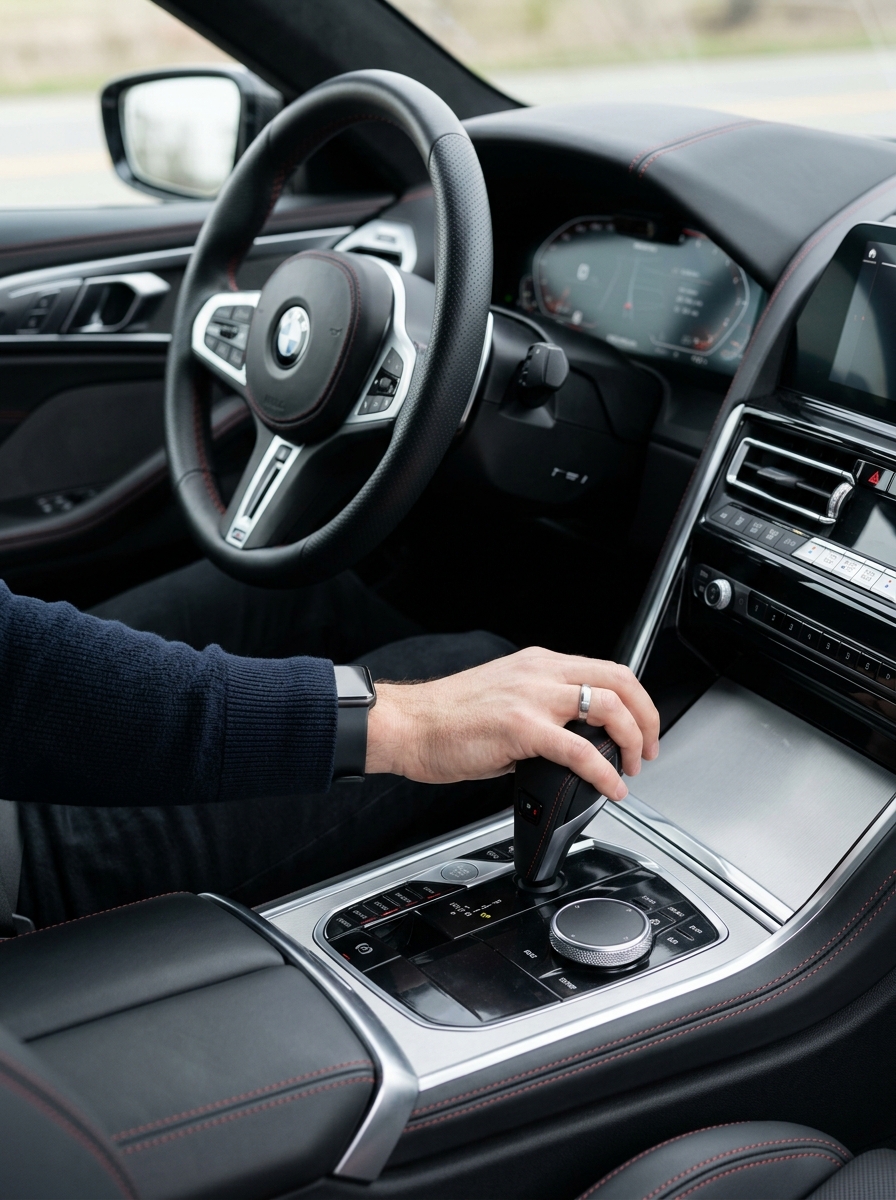 Moderne lesauto cockpit